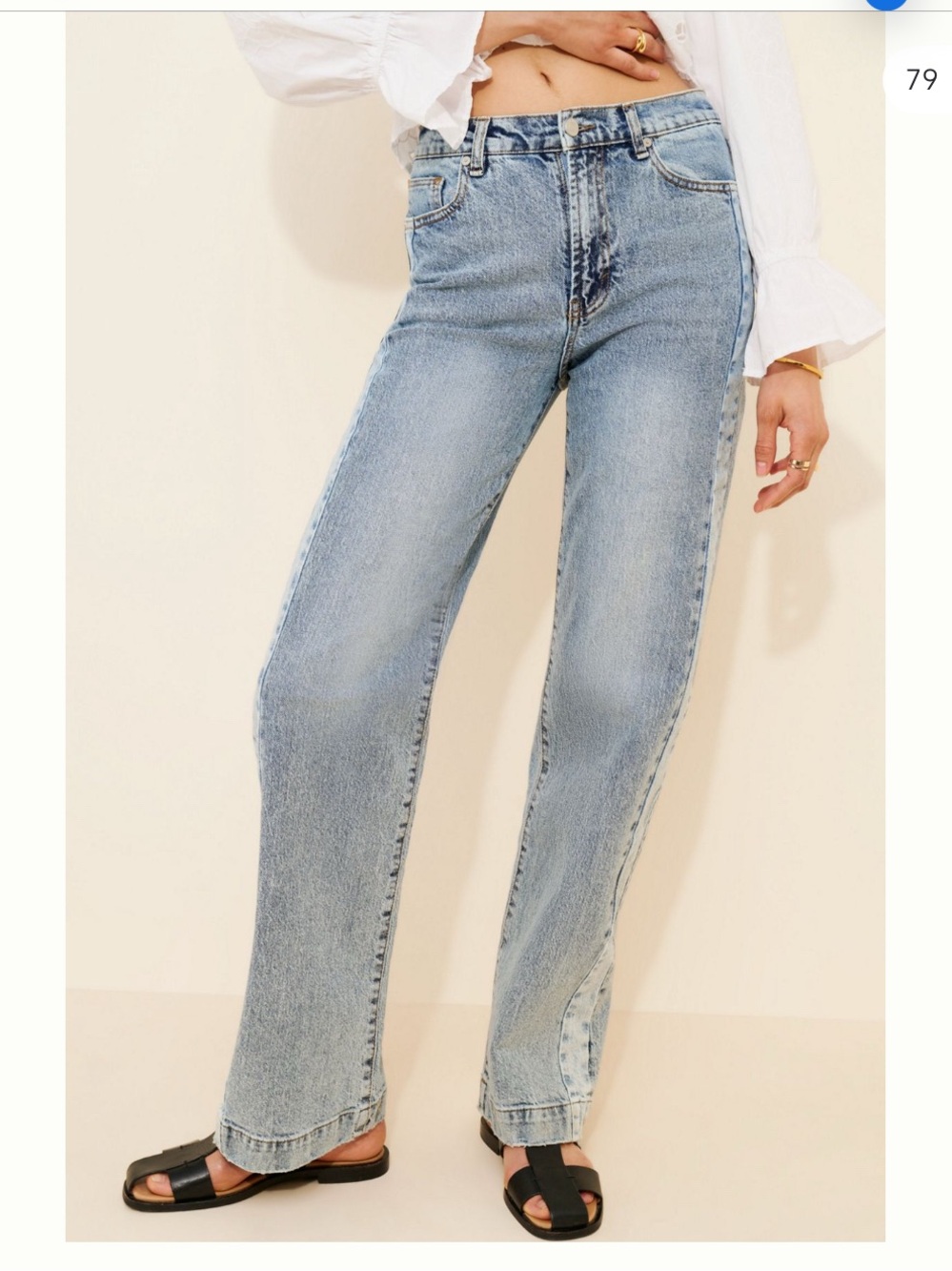 Habitual Straight-Leg High-Rise Jeans in Light Wash